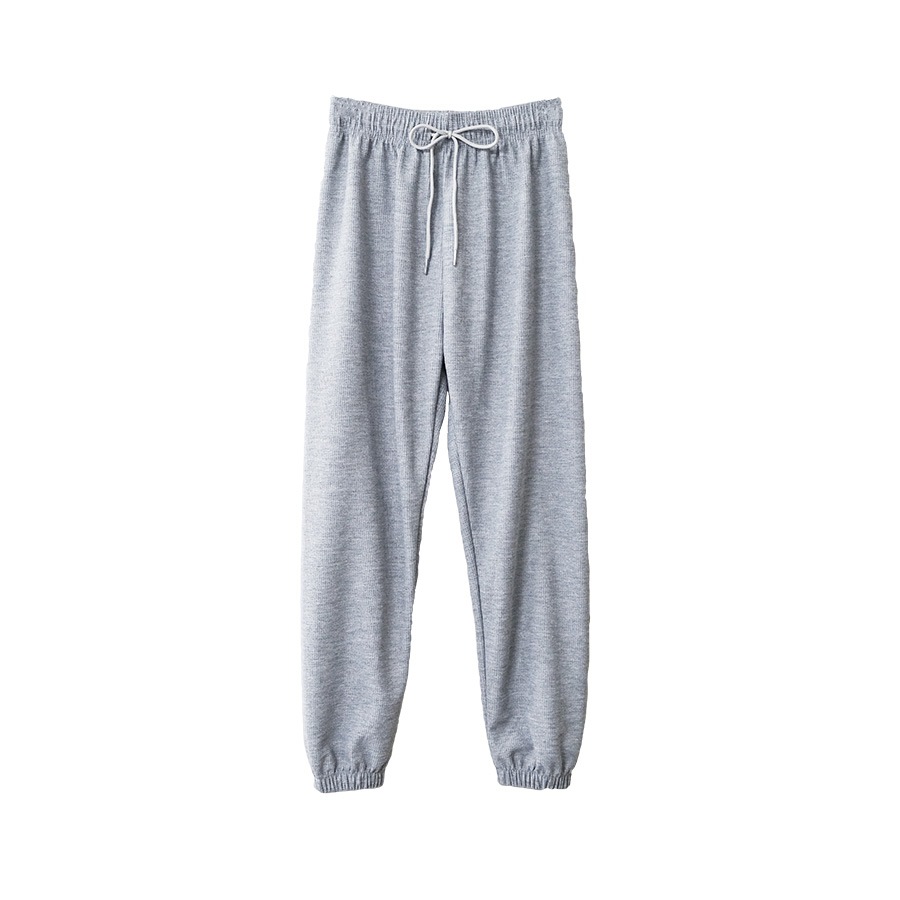 ジョガーパンツ カジュアルパンツ 薄手 スウェット ルームウェア パジャマ スポーツウェア トレーニングパンツ アウトドア ストリート 韓国ファッション 裾絞り ウエストゴム 部屋着 おしゃれ 春 夏 秋 レディース 新作 ブラック 黒 グレー 灰 S M L XL JOCOSA 8193