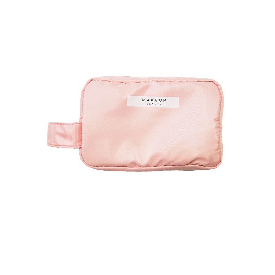 化粧ポーチ メイクポーチ 小物入れ 撥水 防水 小 携帯用 大容量 化粧品 コスメ 収納 リップ メイク道具 旅行 ペンケース おしゃれ かわいい シンプル ワンポイント ロゴ ポケット 裏地付き 持ち運び 春 夏 秋 冬 新作 グレー 灰 ピンク グリーン 緑 ブルー 青 JOCOSA 9027