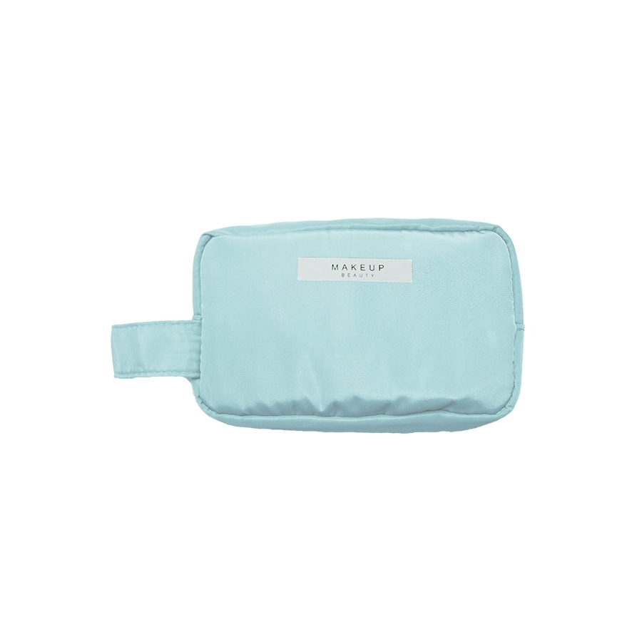 化粧ポーチ メイクポーチ 小物入れ 撥水 防水 小 携帯用 大容量 化粧品 コスメ 収納 リップ メイク道具 旅行 ペンケース おしゃれ かわいい シンプル ワンポイント ロゴ ポケット 裏地付き 持ち運び 春 夏 秋 冬 新作 グレー 灰 ピンク グリーン 緑 ブルー 青 JOCOSA 9027