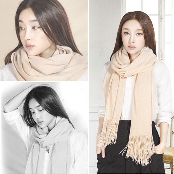 ストール 大判ストール 無地 厚手 カラーバリエーション豊富 12色 JOCOSA 8610