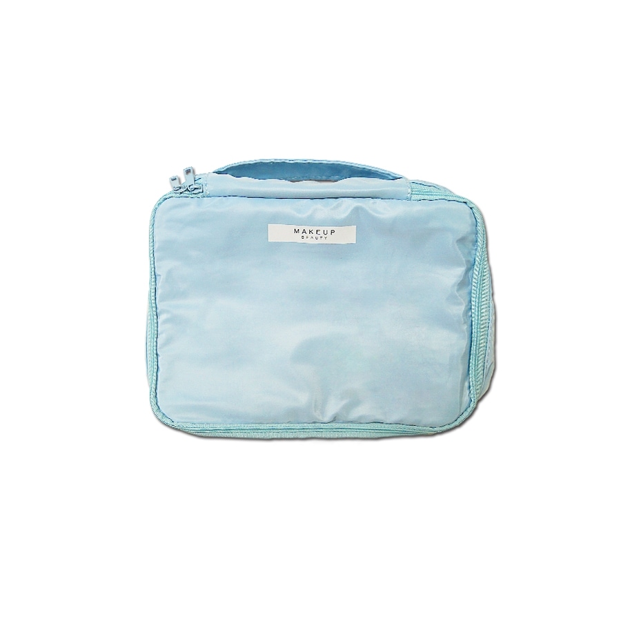 化粧ポーチ メイクポーチ 小物入れ 撥水 防水 大 携帯用 大容量 化粧品 コスメ 収納 リップ メイク道具 旅行 ペンケース おしゃれ かわいい シンプル ワンポイント ロゴ ポケット 裏地付き 持ち運び 春 夏 秋 冬 新作 グレー 灰 ピンク グリーン 緑 ブルー 青 JOCOSA 9026