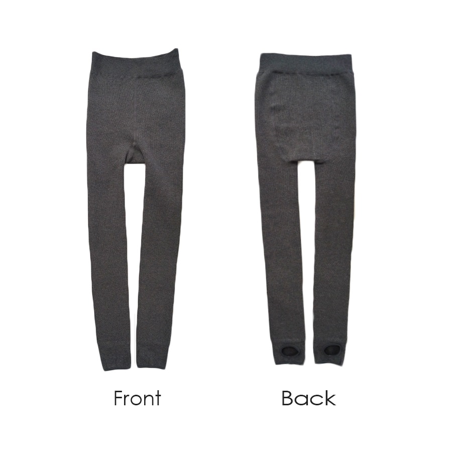 タイツ トレンカ 裏起毛 極厚 厚手 秋 冬 春 オフィスカジュアル 韓国ファッション レディース スパッツ 10分丈 無地 レディース 新作 ブラック 黒 ダークグレー 灰 ライトグレー フリーサイズ JOCOSA 9114