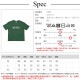 ロゴTシャツ プリント オーバーサイズ 半袖 Uネック ロゴ 韓国ファッション レディース 春 夏 秋 新作 ブラック ホワイト グレー グリーン M L XL JOCOSA 7203