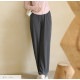 ストレートパンツ ボトムス ロング丈 ルームウェア 軽い 肌触りよい ハイウエスト レディース 春 夏 秋 冬 新作 ブラック グレー ラベンダー アイボリー M L JOCOSA 6217