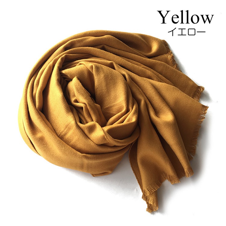 ストール レディース 大判 カシミアタッチ マフラー 無地 春 秋 冬 韓国ファッション ショール 羽織 ひざ掛け ブランケット 防寒 大人 ベージュ ブラック レッド オレンジ ワインレッド グリーン イエロー アイボリー キャメル ダークグレー JOCOSA 8631