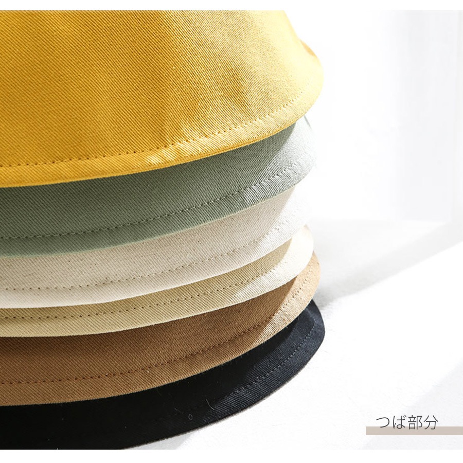 バケットハット 帽子 レディース 韓国 韓国ファッション ストリート おしゃれ 大人 可愛い ライン 春 夏 秋 新作 ブラック 黒 アイボリー ベージュ ブラウン 茶 イエロー 黄色 ミントグリーン 緑 フリーサイズ JOCOSA 8447