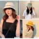 バケットハット 帽子 レディース 韓国 韓国ファッション ストリート おしゃれ 大人 可愛い ライン 春 夏 秋 新作 ブラック 黒 アイボリー ベージュ ブラウン 茶 イエロー 黄色 ミントグリーン 緑 フリーサイズ JOCOSA 8447