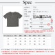 ヘンリーネックシャツ 定番 ショート丈 半袖 ボタン 前立て トップス 韓国ファッション レディース 春 夏 秋 新作 ブラック ホワイト グレー M L XL JOCOSA 7208