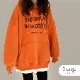 パーカー 裏起毛 ロゴ スウェット フード トレーナー トップス 長袖 韓国ファッション ストリート カジュアル オーバーサイズ 大きいサイズ ギャル プルオーバー レディース 秋 冬 新作 ブラック ダークグレー オレンジ M L XL JOCOSA 7169