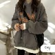 パーカー 裏起毛 ロゴ スウェット フード トレーナー トップス 長袖 韓国ファッション ストリート カジュアル オーバーサイズ 大きいサイズ ギャル プルオーバー レディース 秋 冬 新作 ブラック ダークグレー オレンジ M L XL JOCOSA 7169