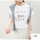 ロゴT 裾ドロスト ルーズ 半袖 ゆったり 2WAY Tシャツ トップス 韓国ファッション レディース 春 夏 秋 新作 ブラック ホワイト モカ M L XL JOCOSA 7204