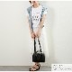 ロゴT 裾ドロスト ルーズ 半袖 ゆったり 2WAY Tシャツ トップス 韓国ファッション レディース 春 夏 秋 新作 ブラック ホワイト モカ M L XL JOCOSA 7204