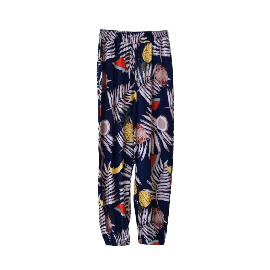 ジョガーパンツ ルームウェア ロングパンツ モンペ レディース ボトムス ホーム 韓国ファッション 韓国 ボタニカル ゾウ 象 ギンガムチェック ちょうちょ 蝶々 千鳥柄 ペイズリー ハート ゴム 春 夏 秋 冬 新作 ブルー 青 ネイビー 紺 ブラック 黒 M L JOCOSA 8185