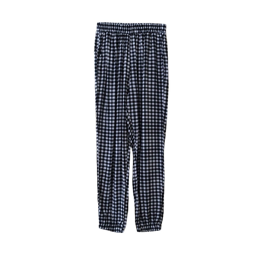 ジョガーパンツ ルームウェア ロングパンツ モンペ レディース ボトムス ホーム 韓国ファッション 韓国 ボタニカル ゾウ 象 ギンガムチェック ちょうちょ 蝶々 千鳥柄 ペイズリー ハート ゴム 春 夏 秋 冬 新作 ブルー 青 ネイビー 紺 ブラック 黒 M L JOCOSA 8185