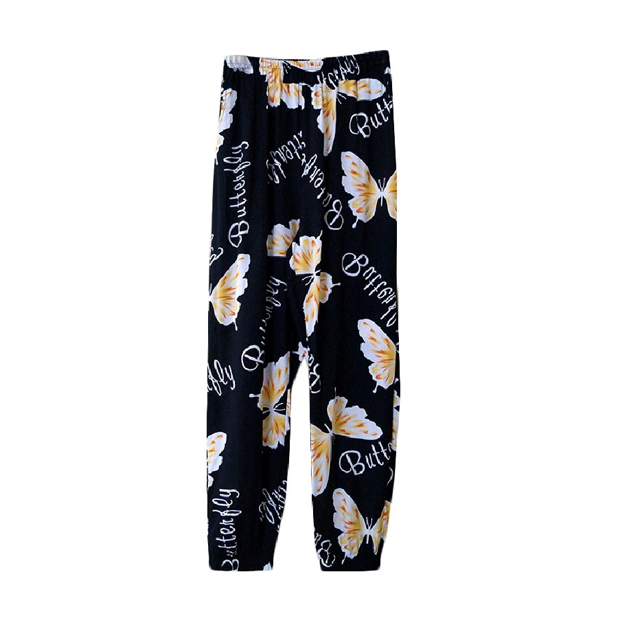 ジョガーパンツ ルームウェア ロングパンツ モンペ レディース ボトムス ホーム 韓国ファッション 韓国 ボタニカル ゾウ 象 ギンガムチェック ちょうちょ 蝶々 千鳥柄 ペイズリー ハート ゴム 春 夏 秋 冬 新作 ブルー 青 ネイビー 紺 ブラック 黒 M L JOCOSA 8185