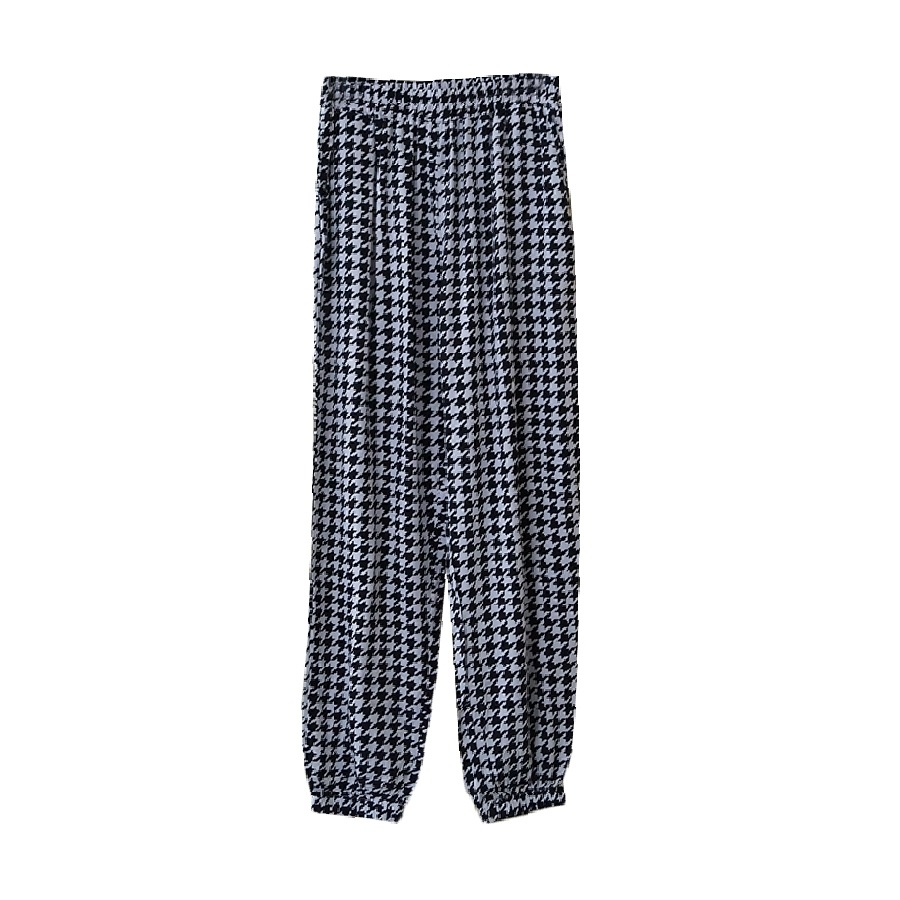 ジョガーパンツ ルームウェア ロングパンツ モンペ レディース ボトムス ホーム 韓国ファッション 韓国 ボタニカル ゾウ 象 ギンガムチェック ちょうちょ 蝶々 千鳥柄 ペイズリー ハート ゴム 春 夏 秋 冬 新作 ブルー 青 ネイビー 紺 ブラック 黒 M L JOCOSA 8185