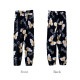 ジョガーパンツ ルームウェア ロングパンツ モンペ レディース ボトムス ホーム 韓国ファッション 韓国 ボタニカル ゾウ 象 ギンガムチェック ちょうちょ 蝶々 千鳥柄 ペイズリー ハート ゴム 春 夏 秋 冬 新作 ブルー 青 ネイビー 紺 ブラック 黒 M L JOCOSA 8185