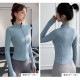 ジャージ 上着 裏起毛 スポーツウェア フィットネス ヨガ レディース 韓国ファッション トップス ジャージ 上着 長袖 大人 かわいい おしゃれ シンプル 指穴 ジム 春 夏 秋 冬 新作 ブラック 黒 パープル 紫 ブルー 青 ピンク S M L XL JOCOSA 8744