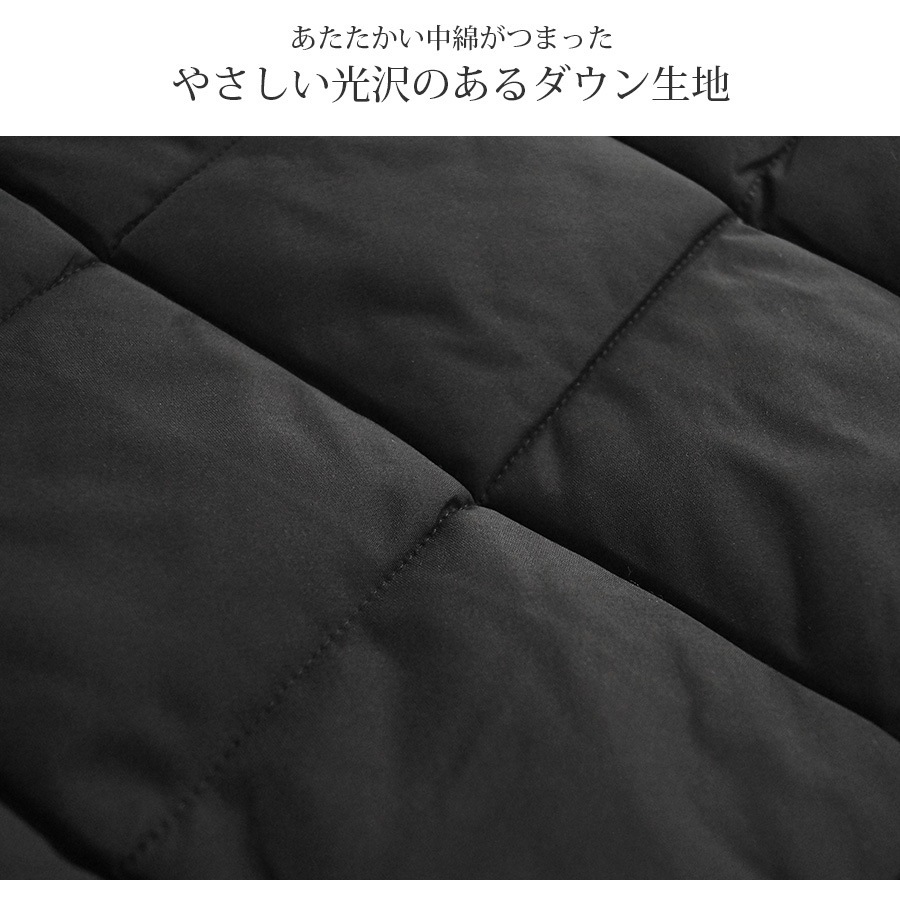 ダウン アウター ブルゾン ダウンジャケット キルティング コート ショート丈 長袖 中綿 あったか 羽織 冬 秋 春 オフィス カジュアル ストリート レトロ 韓国ファッション 大人 レディース 新作 ブラック アイボリー ブルー S M L JOCOSA 8394