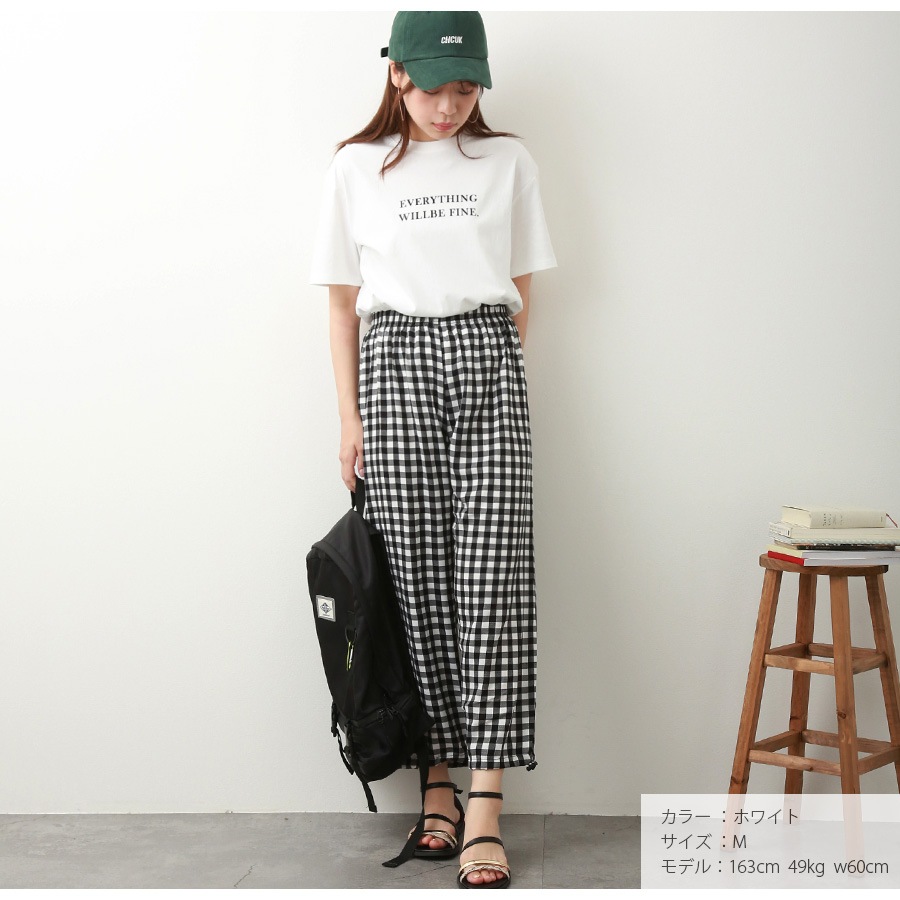 ロゴT 半袖 ゆったり ラウンドネック Tシャツ トップス 韓国ファッション レディース 春 夏 秋 新作 ブラック ホワイト グレー ダークグレー イエロー M L XL JOCOSA 7206