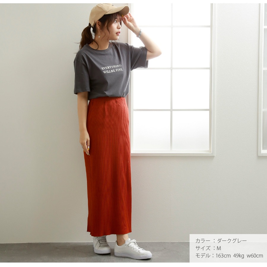 ロゴT 半袖 ゆったり ラウンドネック Tシャツ トップス 韓国ファッション レディース 春 夏 秋 新作 ブラック ホワイト グレー ダークグレー イエロー M L XL JOCOSA 7206