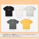 ロゴT 半袖 ゆったり ラウンドネック Tシャツ トップス 韓国ファッション レディース 春 夏 秋 新作 ブラック ホワイト グレー ダークグレー イエロー M L XL JOCOSA 7206