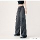 カーゴパンツ ドロスト ワイド  ジョガーパンツ ドローコード ミリタリー アメリカンライク ウエストゴム レディース JOCOSA 9145