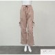 カーゴパンツ ドロスト ワイド  ジョガーパンツ ドローコード ミリタリー アメリカンライク ウエストゴム レディース JOCOSA 9145