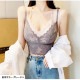 ブラトップ レース キャミソール カップ付き 総レース 見せブラ バッククロス 透け感 レディース 春夏秋冬 新作 セクシー おしゃれ 大人可愛い 韓国風 韓流 ブルー 青 グレージュ ベージュ ブラック 黒 フリーサイズ JOCOSA 8558 送料無料 即納