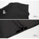 スポーツウェア トップス Tシャツ 韓国ファッション 韓国 半袖 レディース フィットネス ヨガ ジム 伸縮 おしゃれ シンプル ロゴ ワンポイント 春 夏 秋 冬 新作 ブラック 黒 ホワイト 白 S M L XL JOCOSA 8740