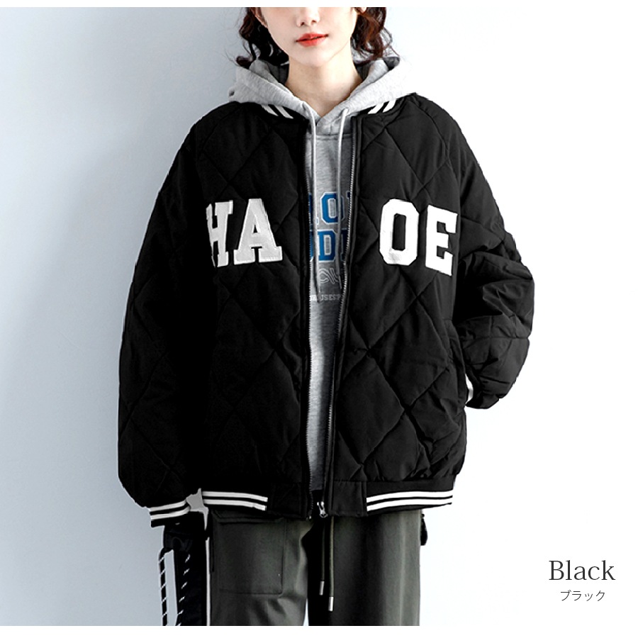ダウン キルティング アウター ブルゾン スタジャン ダウンジャケット