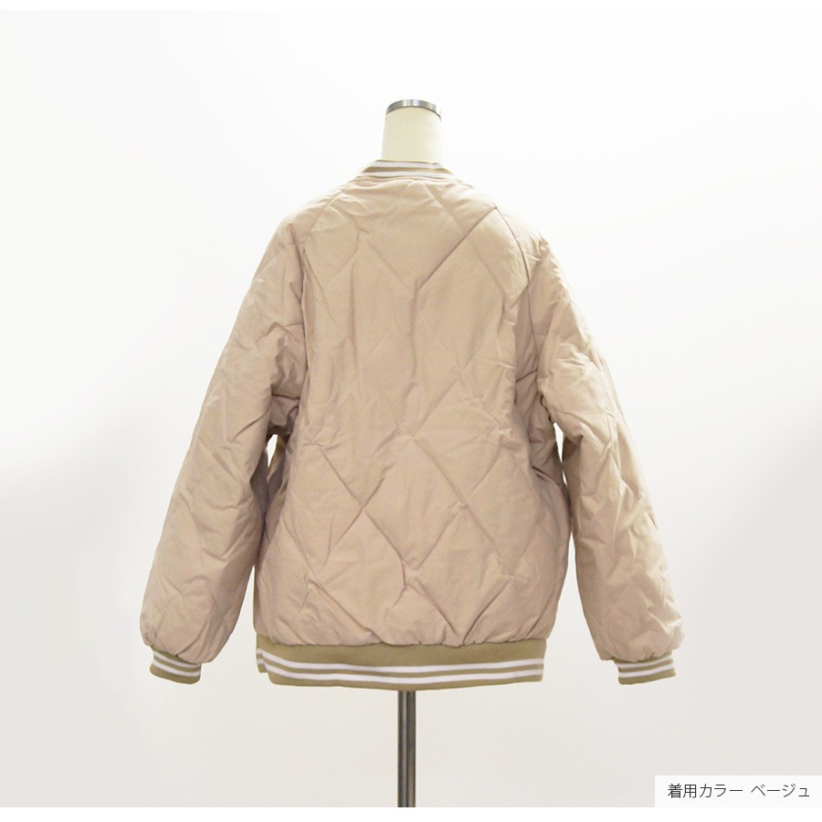 ダウン キルティング アウター ブルゾン スタジャン ダウンジャケット