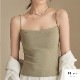 トップス チューブトップ キャミソール インナー ブラトップ ストラップ付 ベーシックカラー フリーサイズ JOCOSA 7266