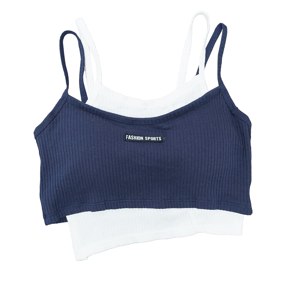 ⭐️試着のみ⭐️CC 25P トップ プリントシルクロゴ　キャミソール ネイビー40 シルクサテン Vネック キャミソール トップ（インナーウェア/肌着