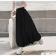 ボトムス バルーンスカート チュチュスカート 裾ボリューム シャーリング ウエストゴム 裾ゴム Aライン フレア 光漏れ防止 JOCOSA 9146