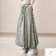 ボトムス バルーンスカート チュチュスカート 裾ボリューム シャーリング ウエストゴム 裾ゴム Aライン フレア 光漏れ防止 JOCOSA 9146