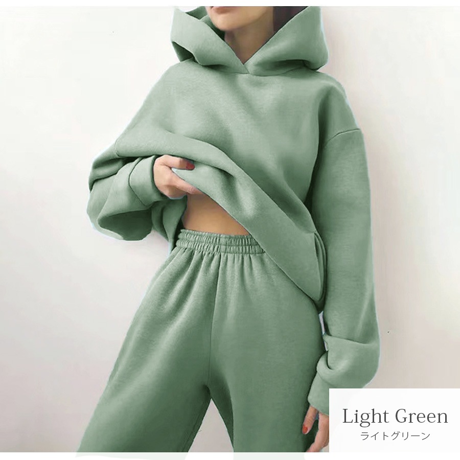 ルームウェア パジャマ 上下セット ホーム 韓国ファッション 春 秋 冬 新作 レディース ブラック ホワイト グレー ベージュ グリーン ブルー パープル S M L JOCOSA 6209