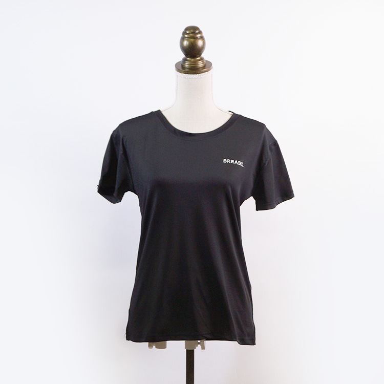 スポーツウェア Tシャツ 半袖 ランニングウェア トップス レディース ランニング ヨガ ジム ブラック 黒 送料無料 JOCOSA 即納8710