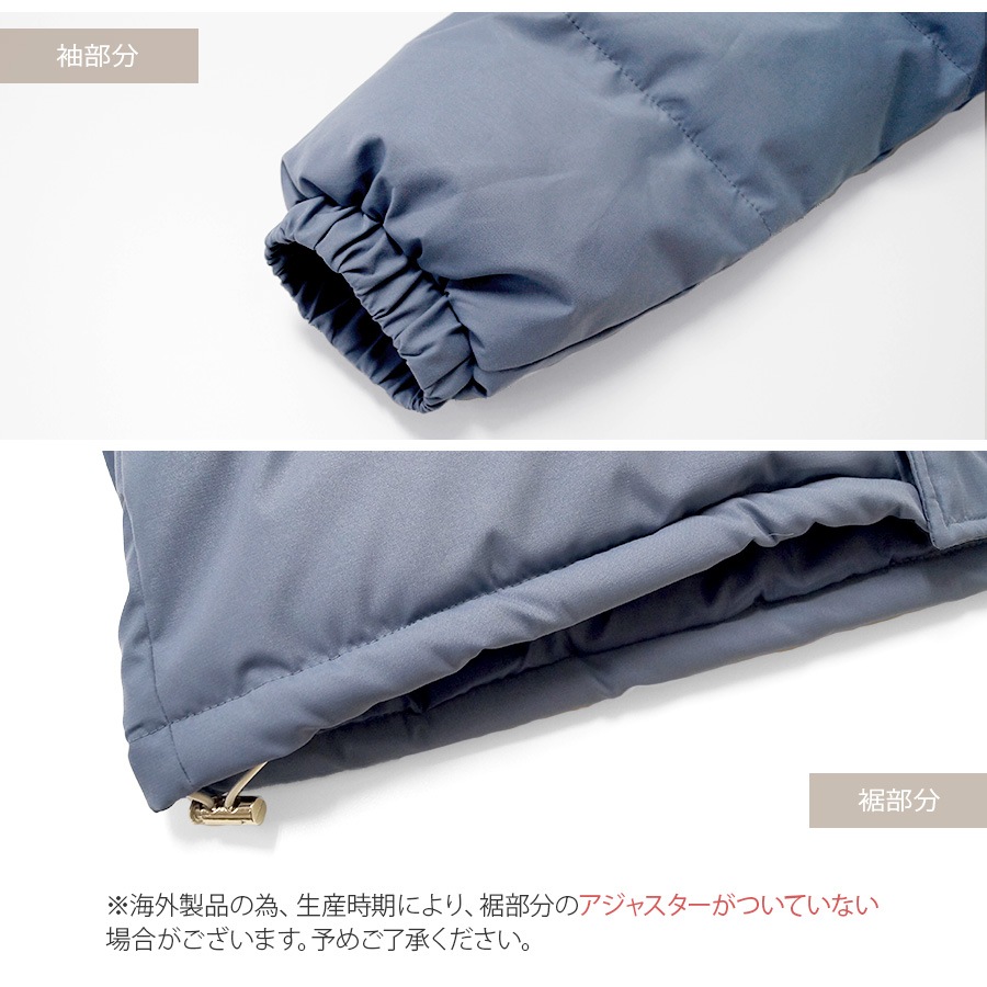 重ね着風 ダウン ジャケット フード アウター 長袖 ポケット レイヤード風 秋 冬 レディース 新作 ブラック オフホワイト ピンク アイスブルー XS S M L JOCOSA 8373