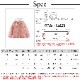 重ね着風 ダウン ジャケット フード アウター 長袖 ポケット レイヤード風 秋 冬 レディース 新作 ブラック オフホワイト ピンク アイスブルー XS S M L JOCOSA 8373