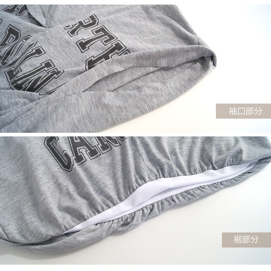 ロゴ ショート丈トップス キャミソール一体型 Tシャツ フレンチスリーブ キャミソール カットソー 秋 夏 春 スリットネック セクシー ストリート ギャル カジュアル スポーティ 韓国ファッション レディース ホワイト グレー ブルー M L JOCOSA 7147