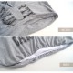 ロゴ ショート丈トップス キャミソール一体型 Tシャツ フレンチスリーブ キャミソール カットソー 秋 夏 春 スリットネック セクシー ストリート ギャル カジュアル スポーティ 韓国ファッション レディース ホワイト グレー ブルー M L JOCOSA 7147