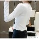 ショート丈トップス 長袖Tシャツ ロンT 穴あき へそ出し 長袖 クルーネック カットアウト カジュアル ストリート グラフィック ロゴ 韓国ファッション セクシー クール 大人 レディース 秋夏春冬 白 灰色 ホワイト グレー ブラック S M L JOCOSA 7148