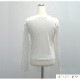 ショート丈トップス 長袖Tシャツ ロンT 穴あき へそ出し 長袖 クルーネック カットアウト カジュアル ストリート グラフィック ロゴ 韓国ファッション セクシー クール 大人 レディース 秋夏春冬 白 灰色 ホワイト グレー ブラック S M L JOCOSA 7148