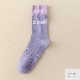 2足セット 靴下 レディース 8カラー 選べるカラー 8色2足 ヨガソックス ノンスリップ 足裏アーチ クルーソックス レイヤード風 吸汗性 滑り止め JOCOSA 9462　