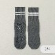靴下 ヨガソックス ライン ノンスリップ クルーソックス 8カラー フィットネス 足裏アーチ 吸汗性 滑り止め JOCOSA 9461