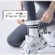 靴下 ヨガソックス ライン ノンスリップ クルーソックス 8カラー フィットネス 足裏アーチ 吸汗性 滑り止め JOCOSA 9461