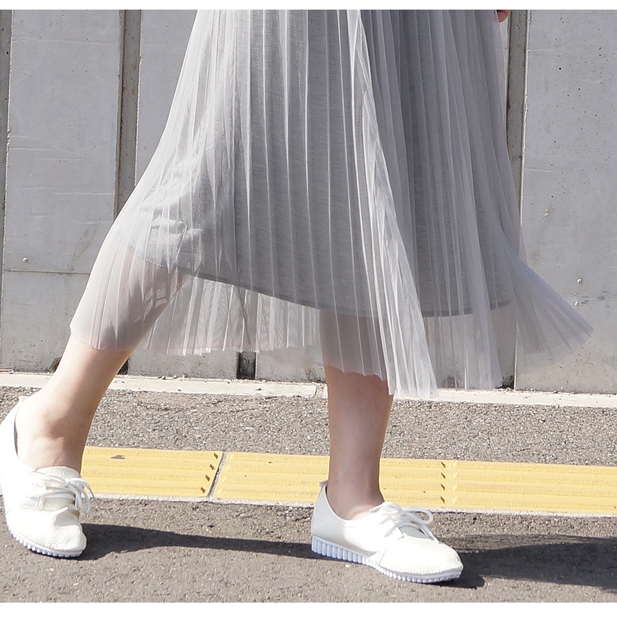 スカート ロング チュールスカート フレアスカートミモレ丈 春 夏 ボリューム ボトムス フェミニン チュールレース レイヤードシースルー エアリー ウエストゴム レディース ピンク 黒 グレー 白 ブラック ホワイト JOCOSA メール便送料無料 即納 8160