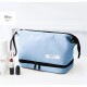 化粧ポーチ メイクポーチ トラベルポーチ 撥水 防水 大 携帯用 大容量 小物入れ 化粧品コスメ 収納 リップ メイク道具 旅行 ペンケース かわいい シンプル ワンポイント ロゴ ポケット 裏地付き 持ち運び 春夏秋冬 新作 ピンク グレー 灰 グリーン 緑 ブルー 青 JOCOSA 9040