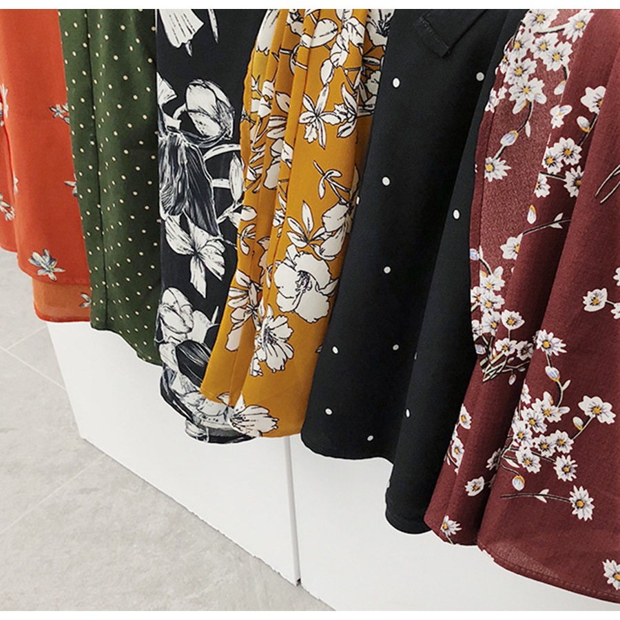 スカート ロング 巻きスカート ラップスカート ミモレ丈  春 夏 収納袋 ボトムス レイヤード ベアワンピース 2WAY 海リゾート 花柄 ドット柄 水玉 大きいサイズ レディース オレンジ グリーン ブラック マスタード イエロー ワインレッド 黒JOCOSA 8165